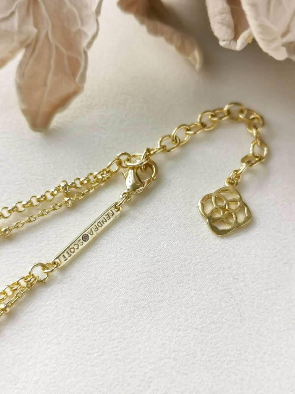 Kendra Scott Elisa Gold Drusy Necklace NEW Perfect condition - Picture 3 of 3